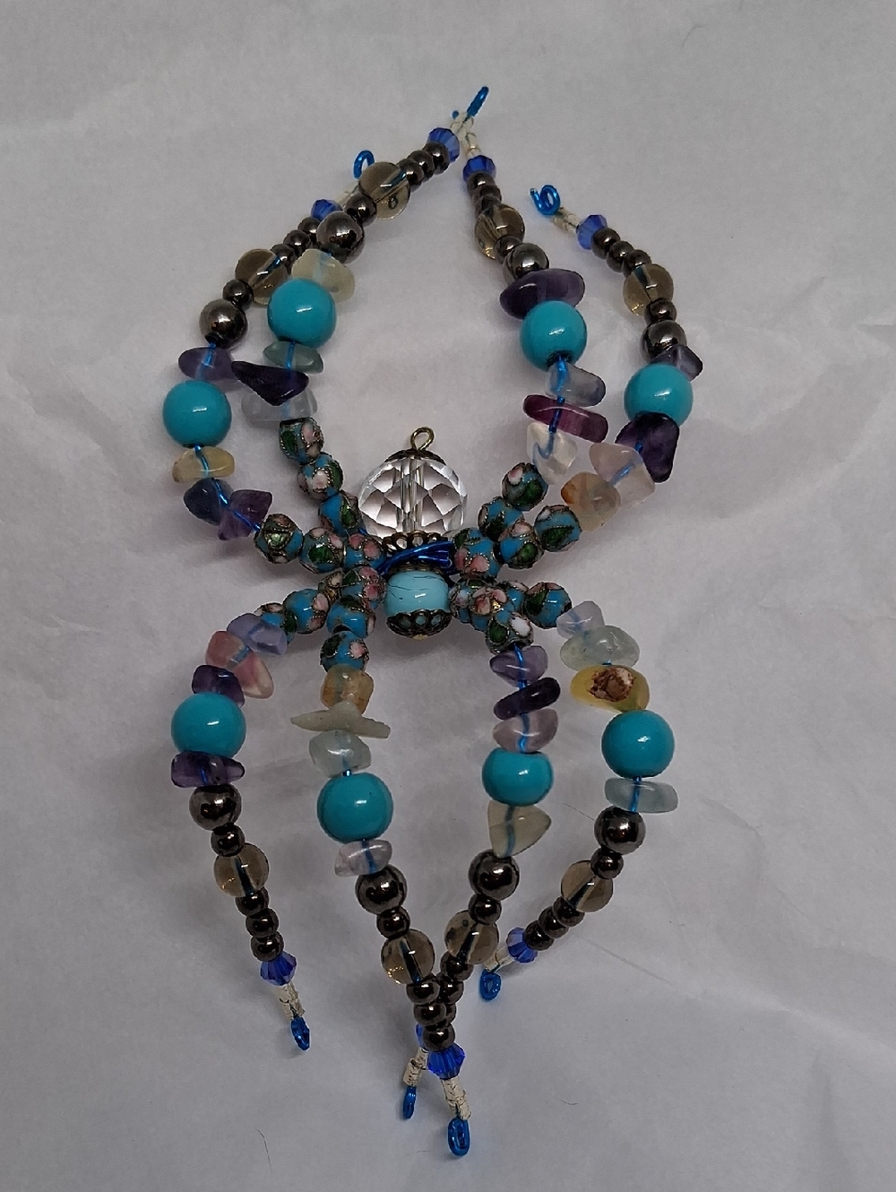 BEADED SPIDER SUNCATCHER